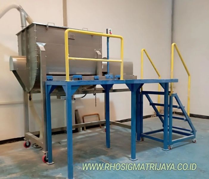 Ribbon Mixer RST SUS 304 Cap.500Kg With Moveable Platform